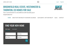 Tablet Screenshot of exitonecolorado.com